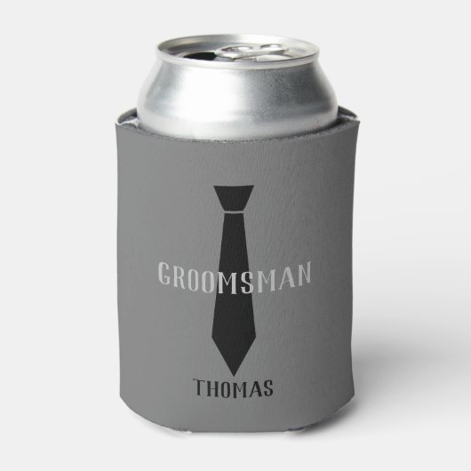 クーラーボックス- Groomsman Tie 缶クーラー (缶正面)