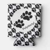 クーラーボックス- Polydactyl Catプリント(v2) 缶クーラー (正面)