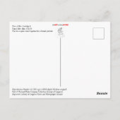 クーリッジ大統領とトムが妻と付き合う ポストカード (裏面)