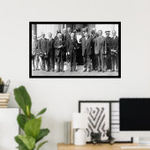 クーリッジ大統領とハーバート・フーバー1923年 ポスター (ホームオフィス)