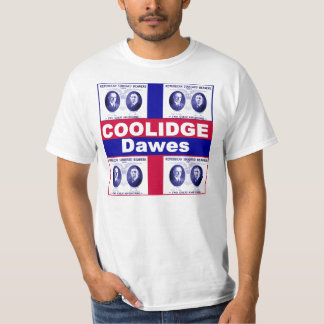 クーリッジDawes 1924年 Tシャツ