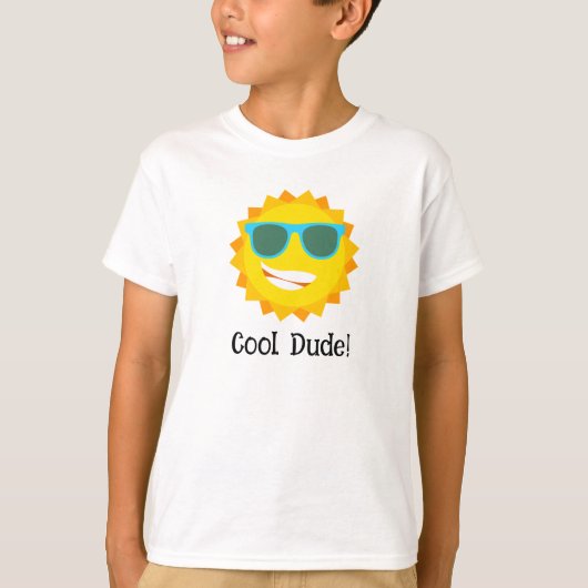 「クールおい！」 Sunshine Cartoon T-shirt for Boy Tシャツ (正面)