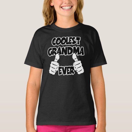 クールおばあちゃん Tシャツ (正面)