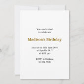 クールおもしろいゆみタコ柄モノグラム招待状 招待状 (裏面)