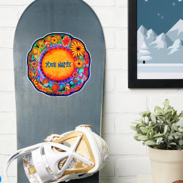 クールおもしろいカスタムフローラトレンディー名のインスピリシティ シール