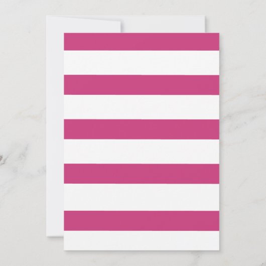 クールおもしろいネオンタイポグラフィストライプスウィート16 招待状 (裏面)