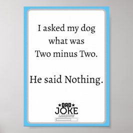 クールおもしろいパパデザイン ポスター