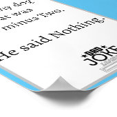 クールおもしろいパパデザイン ポスター (角)