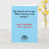 クールおもしろいパパ カード (黄色い花)