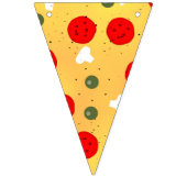 クールおもしろいピザパーティー子供の誕生日 バンティングフラッグ (第2の旗)