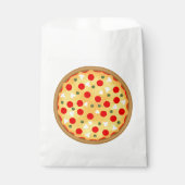クールおもしろいピザパーティー子供の誕生日 フェイバーバッグ (正面)