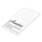 クールおもしろいワールドの最高のEver Olums Auntieの定義 マグネット (左側)