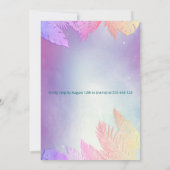 クールおもしろい夏のスクリプトプールパーティー誕生日 招待状 (裏面)