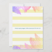 クールおもしろい夏のスクリプトプールパーティー誕生日 招待状 (裏面)