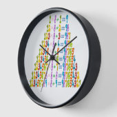 クールおもしろい式 壁時計 (傾斜)