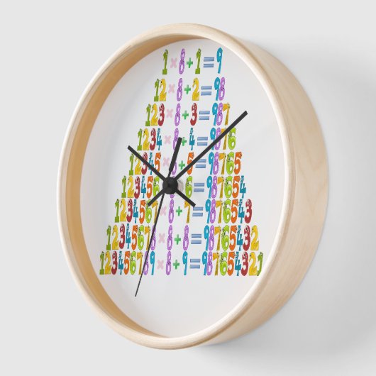 クールおもしろい式 壁時計 (傾斜)