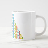 クールおもしろい数式の特殊マグカップ ジャンボコーヒーマグカップ (右)