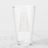 クールおもしろい数式Glass Cup タンブラーグラス (裏面)