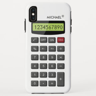 クールおもしろい計算パターカスタムン iPhone XS MAXケース