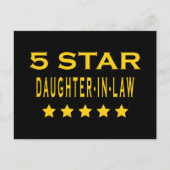 クールおもしろい金:五つ星 ポストカード (正面)