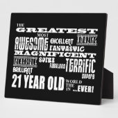 クールおもしろい21歳素晴らし21歳 フォトプラーク (側面)