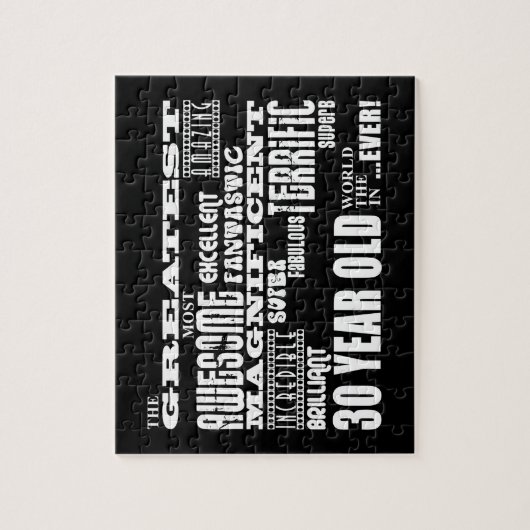 クールおもしろい30歳素晴らしパーティー ジグソーパズル (縦)