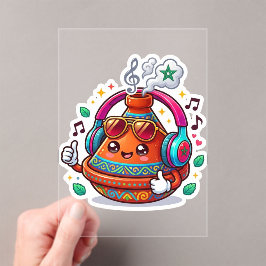 クールかわいいモロッコのタジン鍋 アクリル招待状