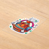 クールかわいいモロッコのタジン鍋 アクリル招待状 (レイダウン)