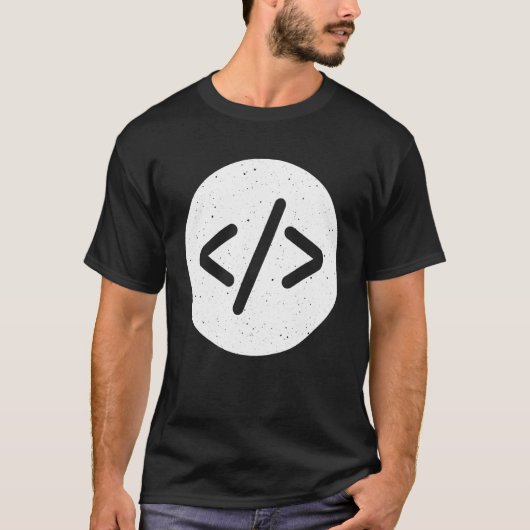 クールくもの巣デベロッパーアー男性へト女性Htmlプログラム Tシャツ (正面)