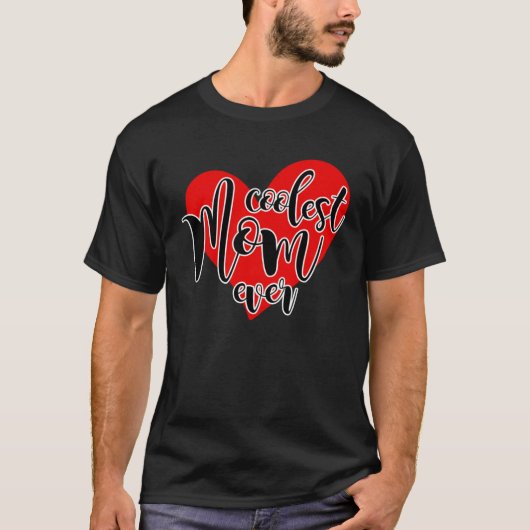 クールこ最高のの母 Tシャツ (正面)