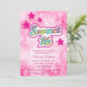 クールすごいモダンタイポグラフィ 招待状 (スタンド正面)