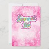 クールすごいモダンタイポグラフィ 招待状 (裏面)