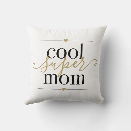 クールすごいモダンマクエレガントロと金ゴールド クッション (裏面)