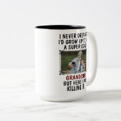 クールすごい孫が殺すカスタム写真2 ツートーンマグカップ (正面右)
