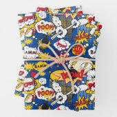 クールすごい英単語アートタイル模様 ラッピングペーパーシート (インサイチュ)