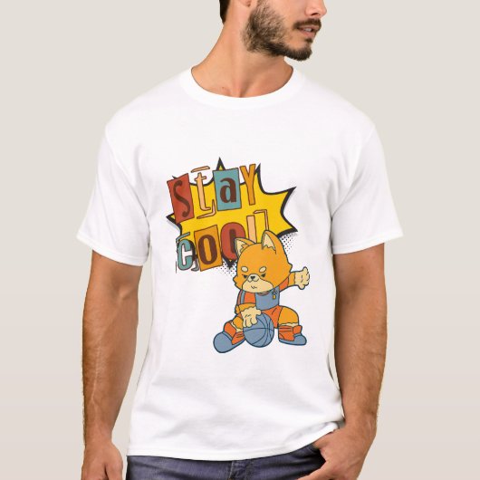 クールでいよう Tシャツ (正面)