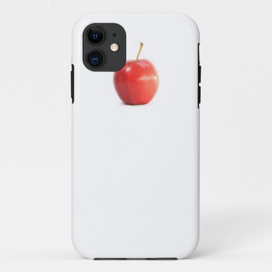 クールでおもしろいで赤いりんごアイコン写真 Case-Mate iPhoneケース (裏面)