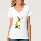 クールでかわいいチワワのワイシャツ Tシャツ (正面)