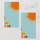 クールでかわいく多彩な名刺のテンプレート 名刺 (正面/裏面)