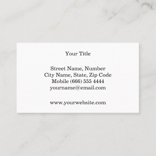 クールではっきりしたなDJのヘッドホーンの黒い音楽 名刺 (裏面)