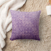 クールでエレガントで抽象的な薄紫の枕 クッション (ブランケット)