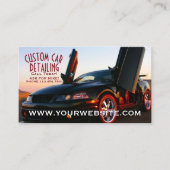 クールでカスタムな車の詳述 名刺 (正面)