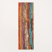 クールでカラフルなカーペットのBohoのラッグラグパターンフィットネス ヨガマット (正面)