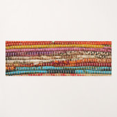 クールでカラフルなカーペットのBohoのラッグラグパターンフィットネス ヨガマット (正面(横))