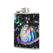 クールでカラフルな銀河系のフラスコ フラスク (左)