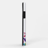 クールでカラフルな音楽ノート及び音の芸術のイメージ Case-Mate iPhoneケース (裏面/右)