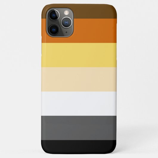 クールでクラシックなベアプライドフラッグ Case-Mate iPhoneケース (裏面)