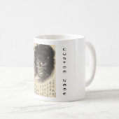 クールでクラシックなヴィンテージの日本の鬼の頭部の入れ墨 コーヒーマグカップ (正面右)