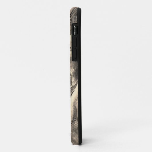 クールでクラシックなヴィンテージの日本の鬼インク入れ墨 Case-Mate iPhoneケース (裏面/左)