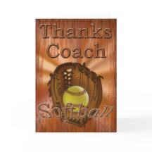 クールでグランジなソフトボールのコーチはCardchee感謝していしています